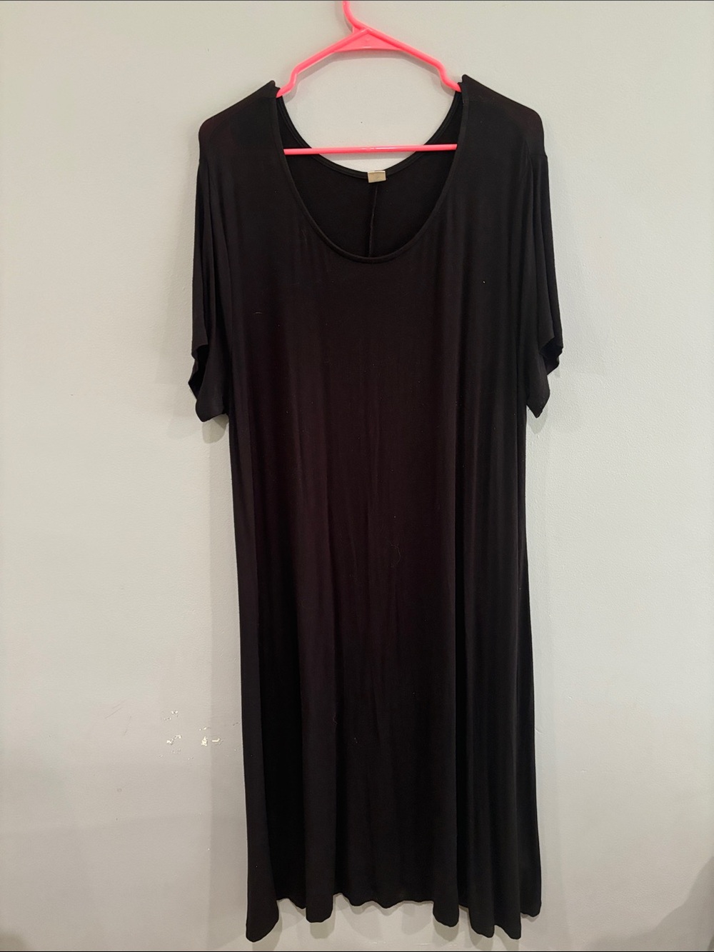 Old Navy Black Scoop Neck Maxi Tank Dress